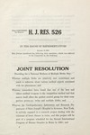 H. J. RES. 526