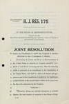 H. J. RES. 175 by Florence P. Dwyer