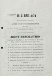 H. J. RES. 401