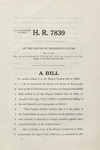 H. R. 7839 by Florence P. Dwyer