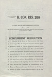 H. CON. RES. 268 by Florence P. Dwyer