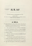 H. R. 187 by Florence P. Dwyer