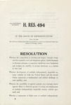 H. Res. 494