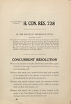 H. CON. RES. 738