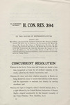 H. CON. RES. 394 by Florence P. Dwyer