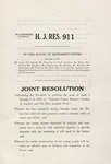 H. J. RES. 911