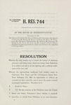 H. RES. 744