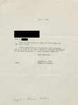 Letter to a national corporation by Florence P. Dwyer