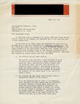 Letter from American processed food and snack company based in New Jersey