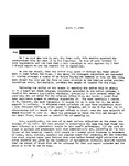 Letter to medical device company