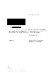 Letter to a food ingredient manufacturer by Florence P. Dwyer