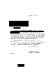 Letter to a member of the New Jersey Department of Health by Florence P. Dwyer