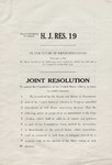 H. J. RES. 19 by Robert Winthrop Kean