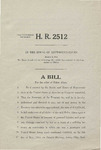 H. R. 2512 by Robert Winthrop Kean