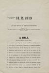 H. R. 2513 by Robert Winthrop Kean