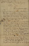 Nicholas Houtschilt to Peter Van Brugh Livingston, March 1, 1751 by Nicholas Houtschilt