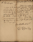 Cadwallader Colden Jr. to Peter Van Bruch Livingston, August 28, 1760