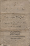 A Bill in the Chancery of New Jersey, circa 1771