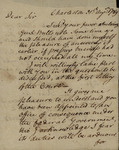 Henry William DeSaussure to John Kean, August 31, 1789