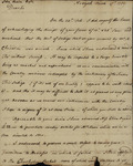 Robert Livingston to John Kean, March 17, 1789 by Robert Cambridge Livingston