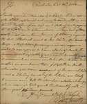 Robert Smith to John Kean, October 25, 1783 by Robert Smith