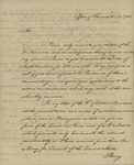 Robert Morris to George Abbott Hall, December 12, 1783