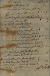 John Kean with James Dalton West, December 25, 1784