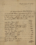 Commissioner of Treasury to Unknown, June 3, 1785 by Commissioner of Treasury, Walter Livingston, and Samuel Osgood