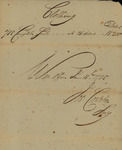 War Office Clothing Estimate Signed by Joseph Carleton, June 10, 1785