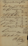 War Office Department of the Quarter Master General report signed by Joseph Carleton, June 10, 1785