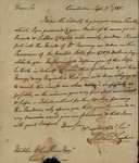 Thomas T. Tucker to John Kean, September 7, 1785