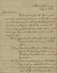 Board of Treasury to Congress Requisition Committee, July 17, 1786 by Board of Treasury, Arthur Lee, Walter Livingston, and Samuel Osgood