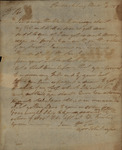 John Baylor to Unknown Person, March 6, 1787