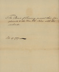 Board of Treasury to John Kean, October 19, 1787 by Board of Treasury