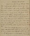 John Kean to Susan Kean, April 29- May 1, 1788 by John Kean