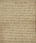 John Kean to Susan Kean, May 5, 1788