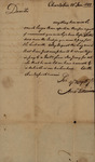 Andrew Fitzsimons to John Kean, January 22, 1789 by Andrew Fitzsimons