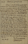 Peter Van Brugh Livingston to John Kean, March 13, 1789