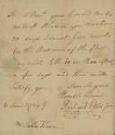 Richard Ellis to John Kean, June 6, 1789