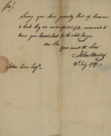 John Rhodes to John Kean, July 20, 1789 by John Rhodes