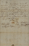 Isaac Dopson to John Kean, August 2, 1789 by Isaac Dopson