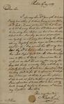 Alexander Chisolm to John Kean, August 19, 1789 by Alexander Chisolm