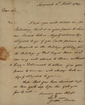 Petter Thomson to John Kean, October 16, 1789 by Petter Thomson