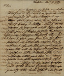 John Faucheraud Grimke to John Kean, December 19, 1789 by John Faucheraud Grimke