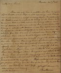 Benjamin Harrison to Alexander Donald, November 7, 1785 by Benjamin Harrison