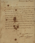 Peter Lyons to Alexander Donald, May 6, 1786