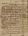 Philip Livingston to John Kean, March 1, 1793