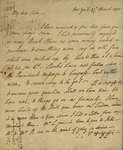 Philip Livingston to Susan Kean, March 27, 1790 by Philip Livingston