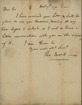 Ralph Izard to John Kean, November 11, 1791 by Ralph Izard