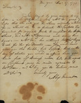 Alexander Macomb to John Kean, December 27, 1791